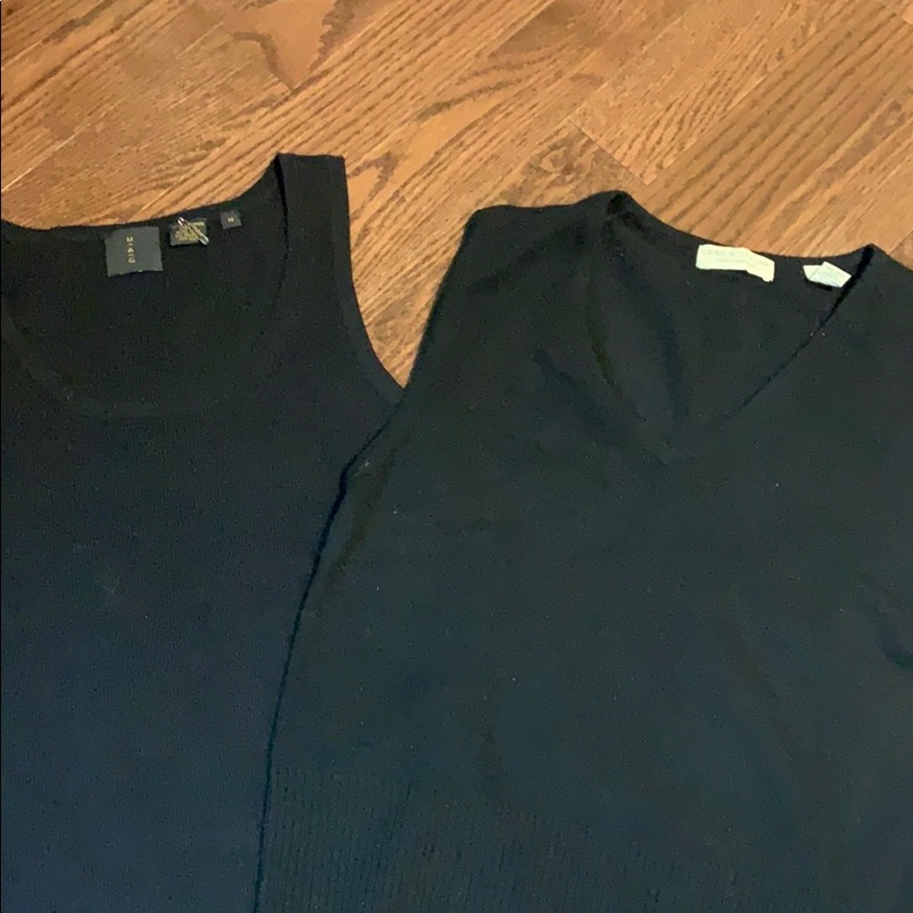 Two cashmere tanks